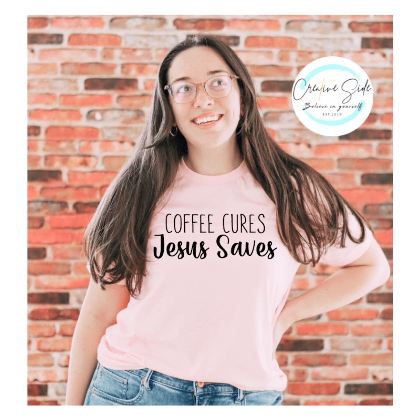 Coffee Cures JESUS Saves Shirt